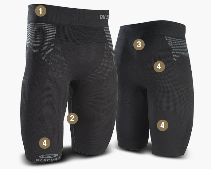 Pantaloncini CSX Light nero